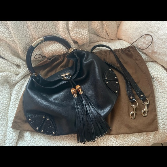 100% Authentic Gucci Indy Hobo - Picture 2 of 14